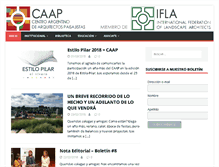 Tablet Screenshot of caapaisajistas.org.ar